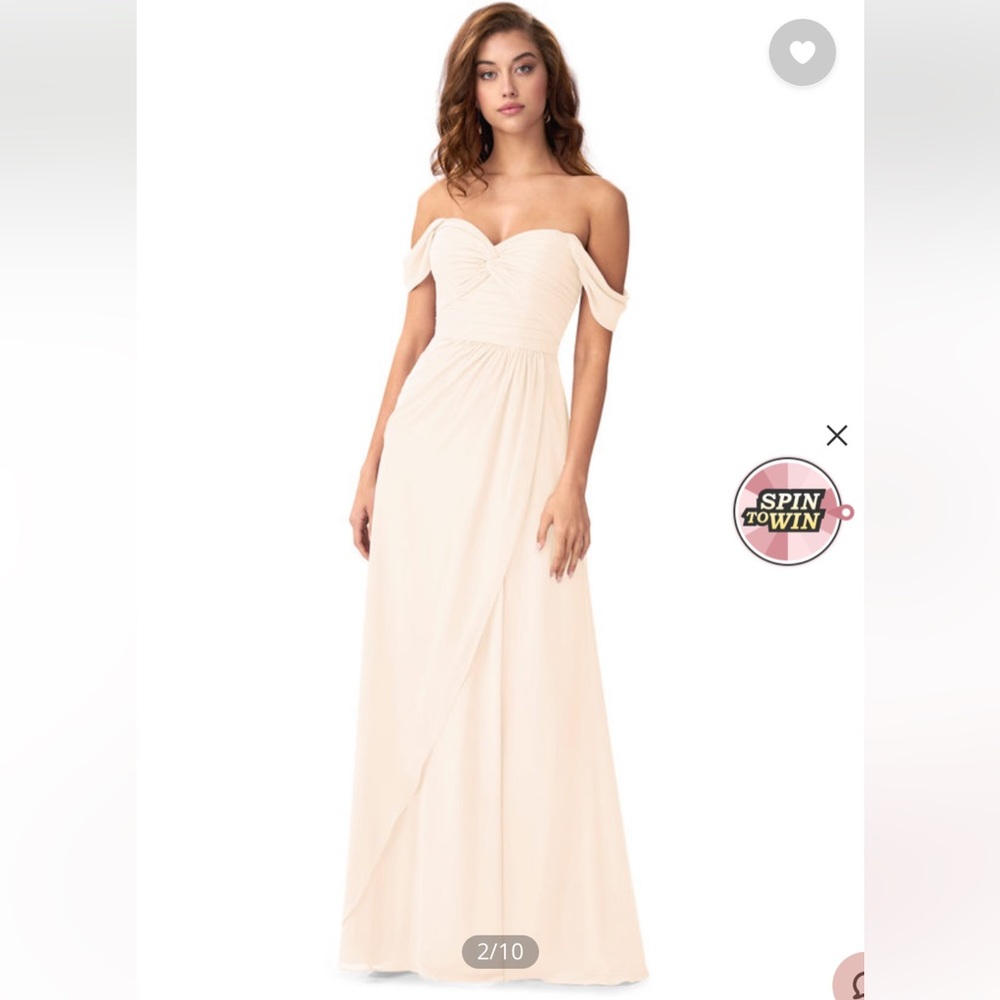 Azazie Pearl Pink Millie Dress